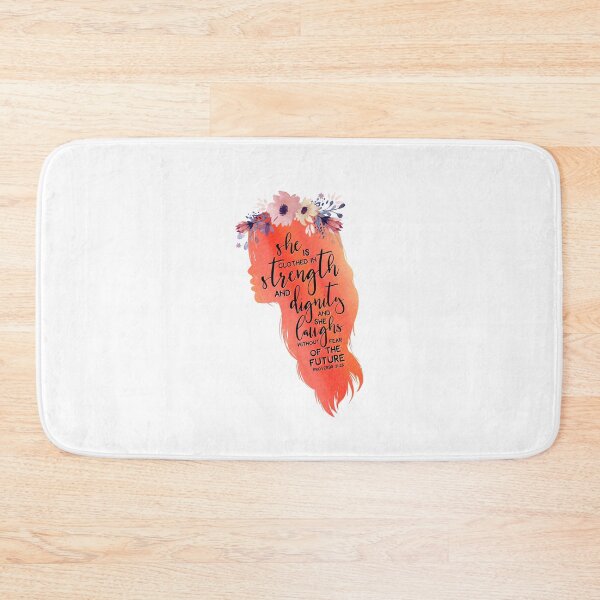 Item preview, Christian Verse - She Is clothed in strength and dignity designed and sold by JacquelineLim.