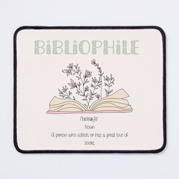 Item preview, Bibliophile with Open Flower Book and Definition designed and sold by Pinkmagenta.