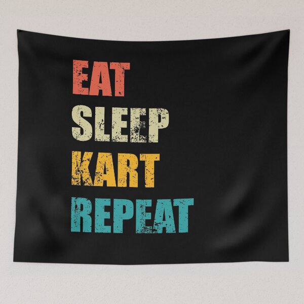 Artikelvorschau, Eat sleep Kart repeat entworfen und verkauft von YR MART.