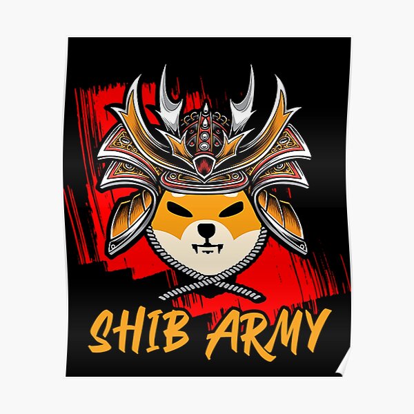 Shib Army Crypto Samurai Shiba Inu T Shirtshib Army Crypto Samurai