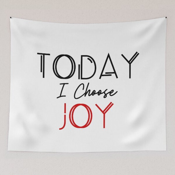 Item preview, Today I Choose Joy I Slogan Quote designed and sold by showoffmarket.