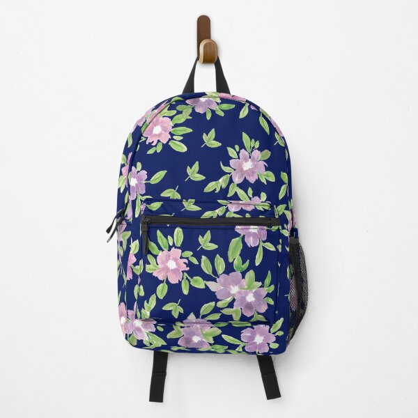 Item preview, Purple Flower in Blue designed and sold by myinkcolour.