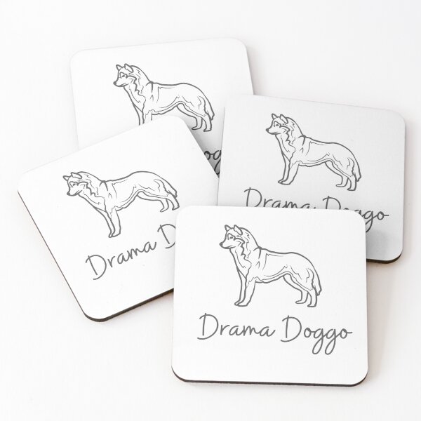 Artikelvorschau, Drama Doggo | Husky | Husky Mama entworfen und verkauft von Presto Prints Design.