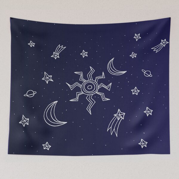 Artikelvorschau, Celestial Bodies Art Print I entworfen und verkauft von lineartdesigns.