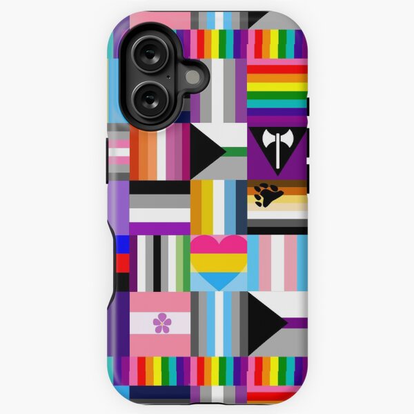 Artikel-Vorschau von LGBTQIA-Pride-Flaggencollage. LGBTQ-Stolz, designt und verkauft von Subtle Pride Shop.