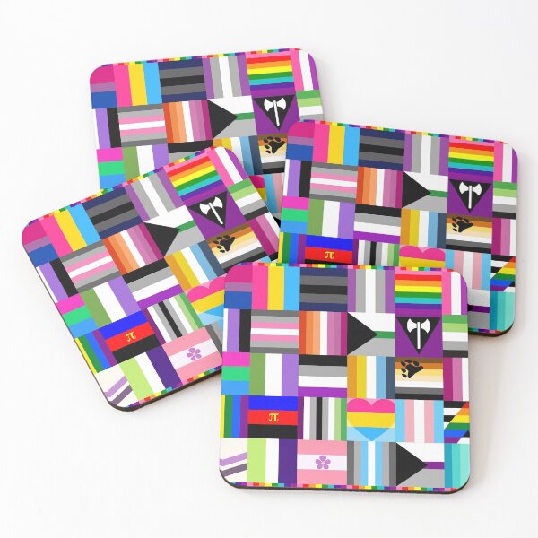 Item preview, LGBTQIA Pride Flag Collage. LGBTQ Pride designed and sold by Subtle Pride Shop.