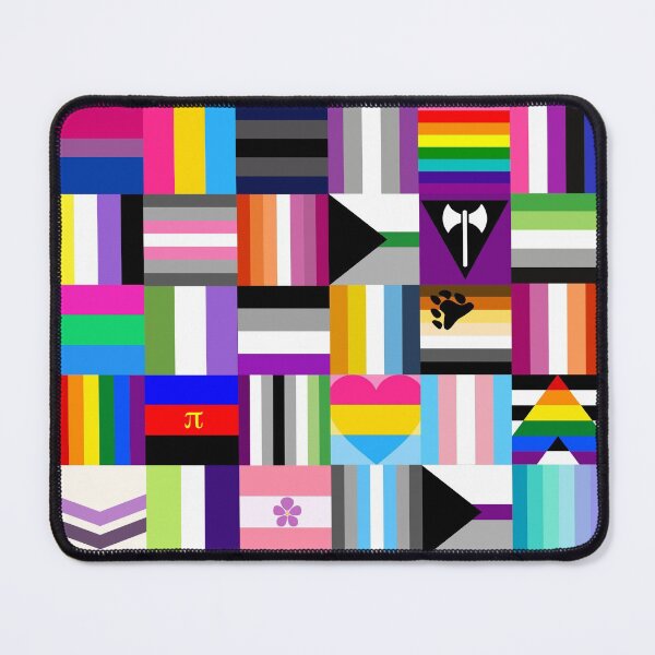 Item preview, LGBTQIA Pride Flag Collage. LGBTQ Pride designed and sold by Subtle Pride Shop.