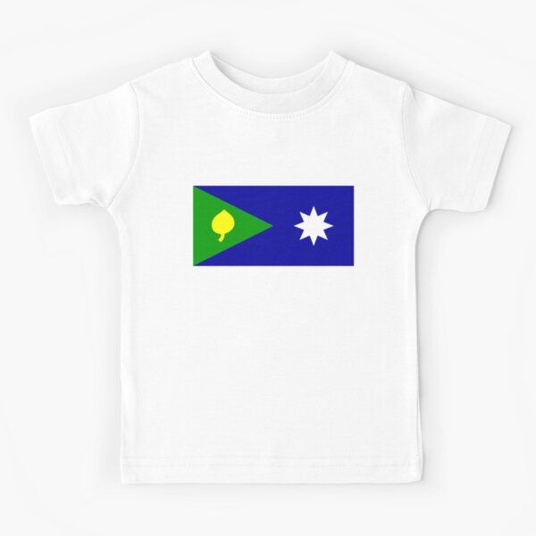 "Flag of Saibai Island, Torres Strait Islands, Australia" Kids TShirt