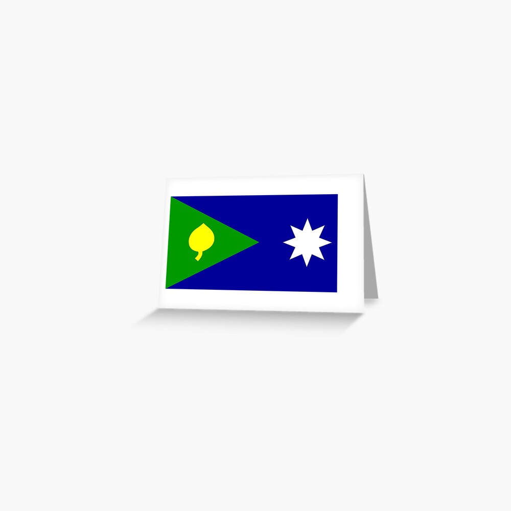 "Flag of Saibai Island, Torres Strait Islands, Australia" Greeting Card