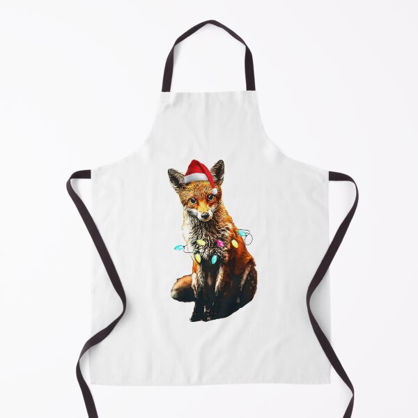 Item preview, Christmas Red Fox Lover Xmas Dog Tree Santa Hat Red Fox T-Shirt designed and sold by abigailbullock.