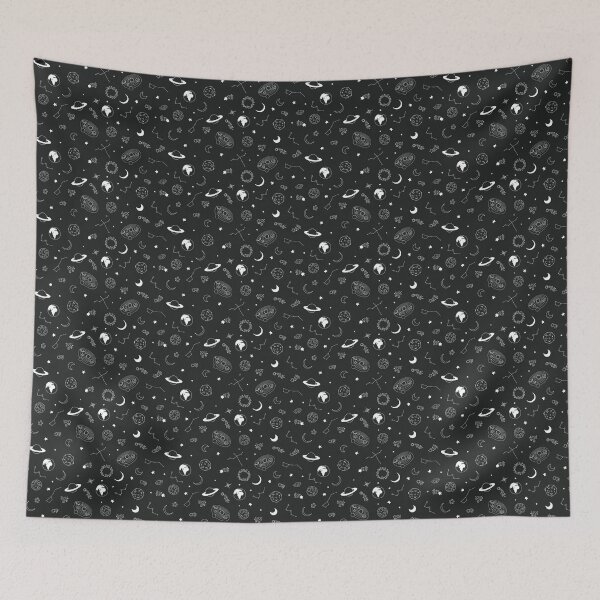 Item preview, Galaxy in Black and White designed and sold by Wild  Empire.