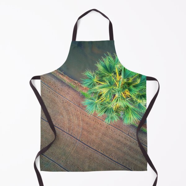 Item preview, Aerial View of a Palm Tree in a Rice Field. designed and sold by Huskyyy Designs.