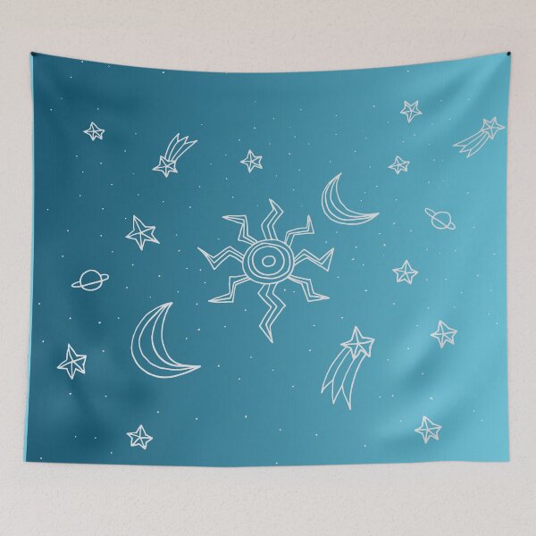 Artikelvorschau, Celestial Bodies Art Print X entworfen und verkauft von lineartdesigns.