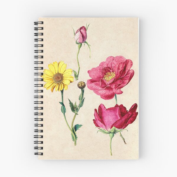 Item preview, Flower Watercolor French Roses and an Oxeye Daisy designed and sold by lilach-e.