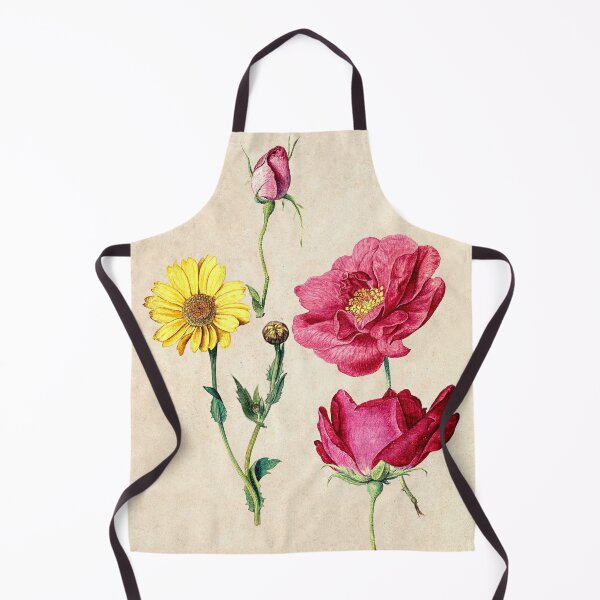 Item preview, Flower Watercolor French Roses and an Oxeye Daisy designed and sold by lilach-e.
