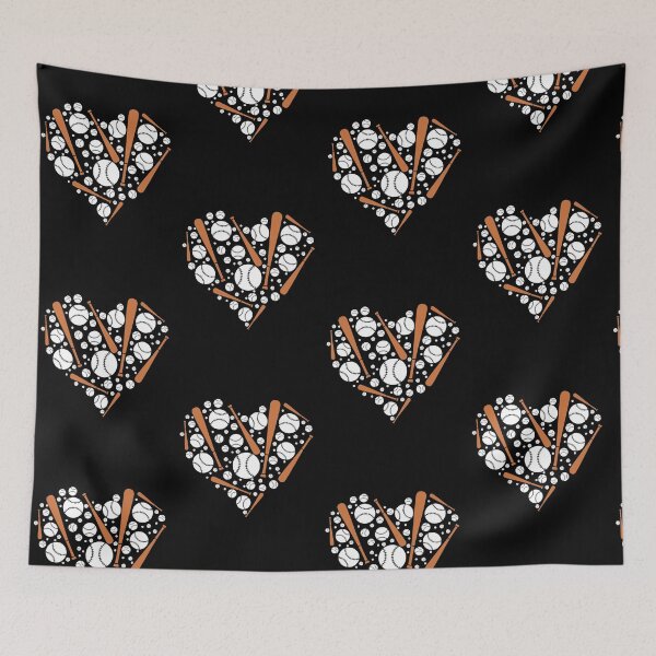 Item preview, Baseball Heart Love designed and sold by LarinaBeauty.