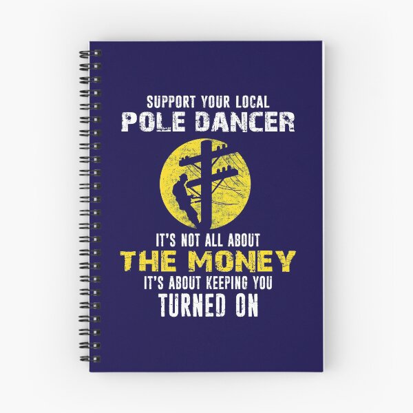 Artikelvorschau, Lineman Pole Dancer Lustiges Lineworker Elektriker Distressed Style Geschenk entworfen und verkauft von niftee.
