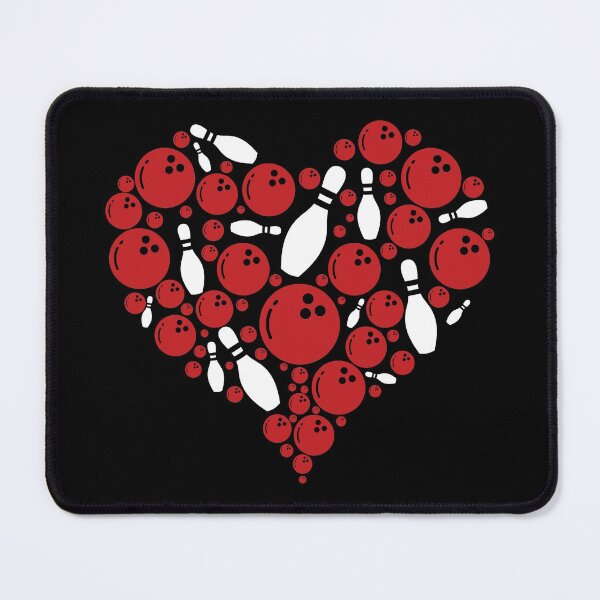 Item preview, Bowling Heart Love designed and sold by LarinaBeauty.