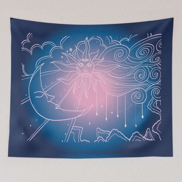 Item preview, Heavenly Bodies Diorama III Art Print designed and sold by lineartdesigns.