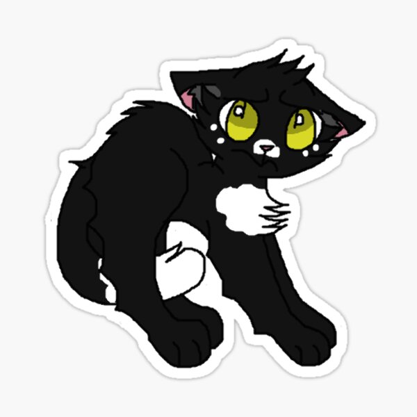 Ravenpaw, Firepaw & Greypaw (Warrior Cats) Sticker by MoonDaneka