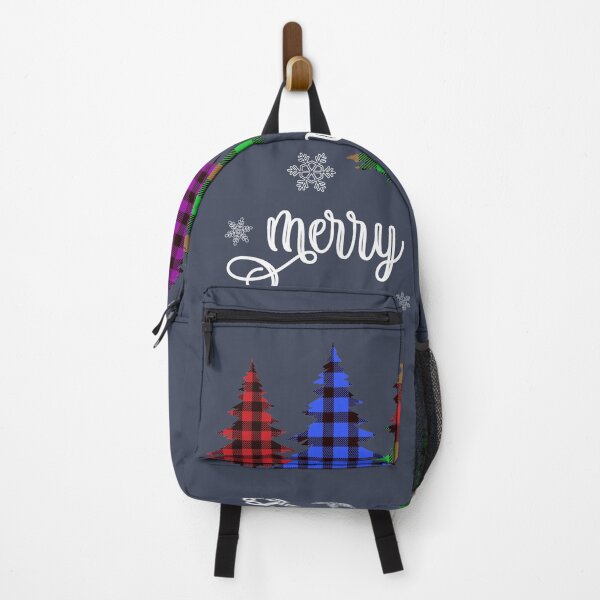 Item preview, Merry Christmas Tree Buffalo Plaid Pattern designed and sold by SpringMoonPress.