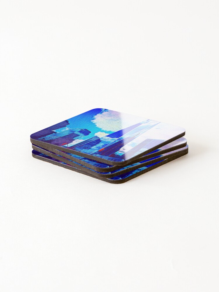 Thumbnail 4 of 5, Coasters (Set of 4), Ground Zero NY designed and sold by RandaRubyRed.