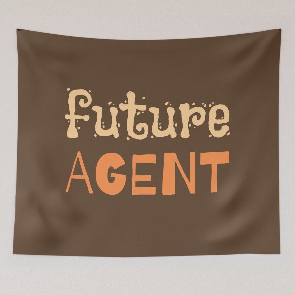 Item preview, Future Agent Funny Font Dark designed and sold by trendingatees.
