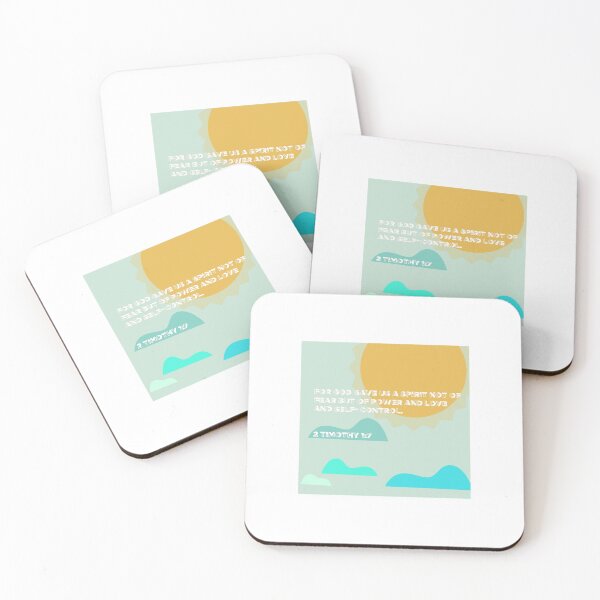 Item preview, 2 Timothy 1:7 Sunny and blue skys  designed and sold by AshTreeCrtvCo.