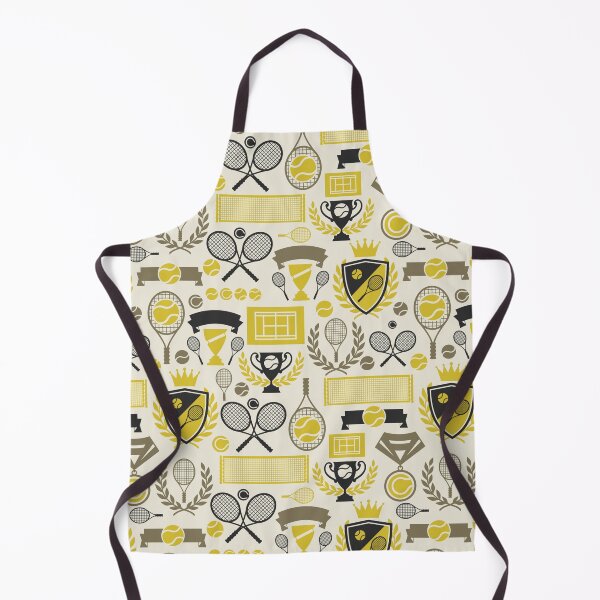 Item preview, Sports seamless with tennis icons in flat  designed and sold by BrigitaCloset.