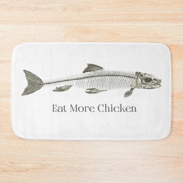 Item preview, Fishbone Vintage Eat More Chicken designed and sold by Karbast.