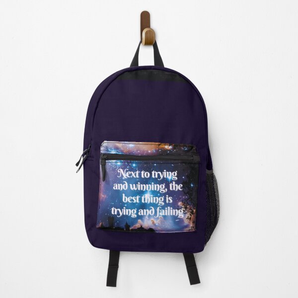 Item preview, Trying and failing - motivational book quote designed and sold by Faeblehoarder.