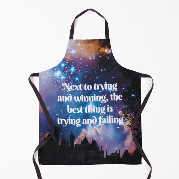 Item preview, Trying and failing - motivational book quote designed and sold by Faeblehoarder.