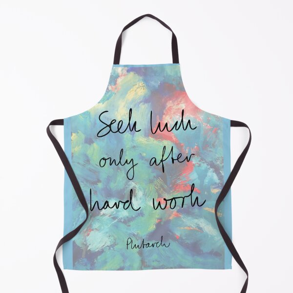 Item preview, Seek Luck Only After Hard Work Caligraphy designed and sold by grphilosopher.
