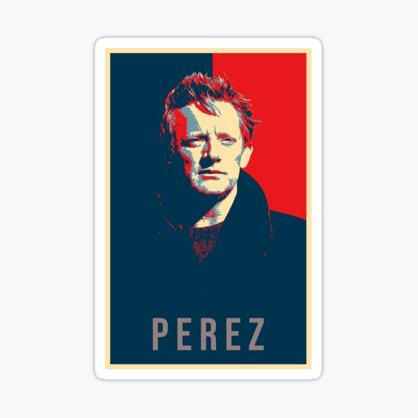 Illustration Pop Art Douglas Henshall Sticker