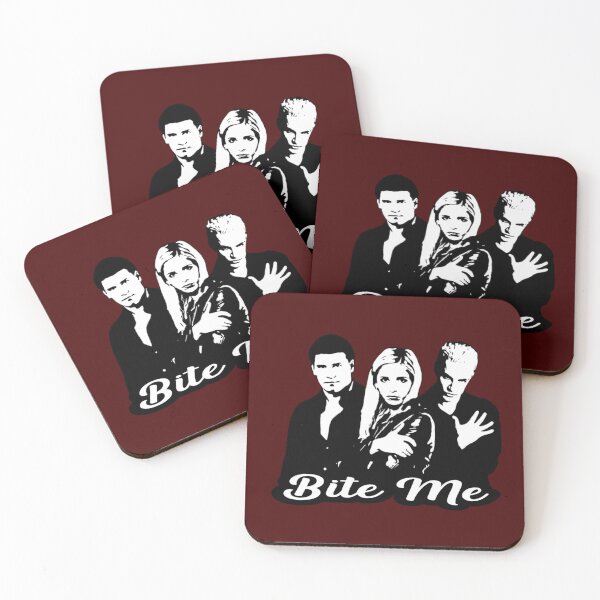 Item preview, Buffy, Angel, Spike Bite Me designed and sold by CharXena.