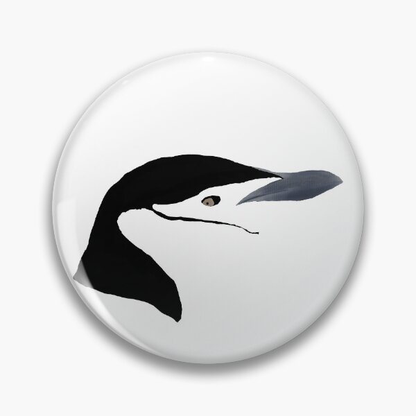 Item preview, Chinstrap Penguin portrait without white designed and sold by AndrasVasasArt.