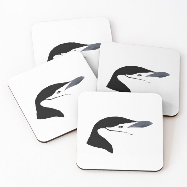 Item preview, Chinstrap Penguin portrait without white designed and sold by AndrasVasasArt.