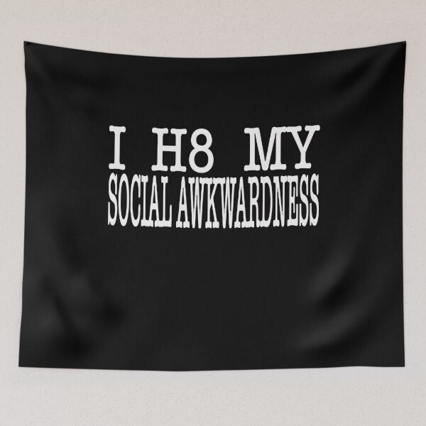 Item preview,  I H8 My Social Awkwardness Shirt  designed and sold by gafastore.