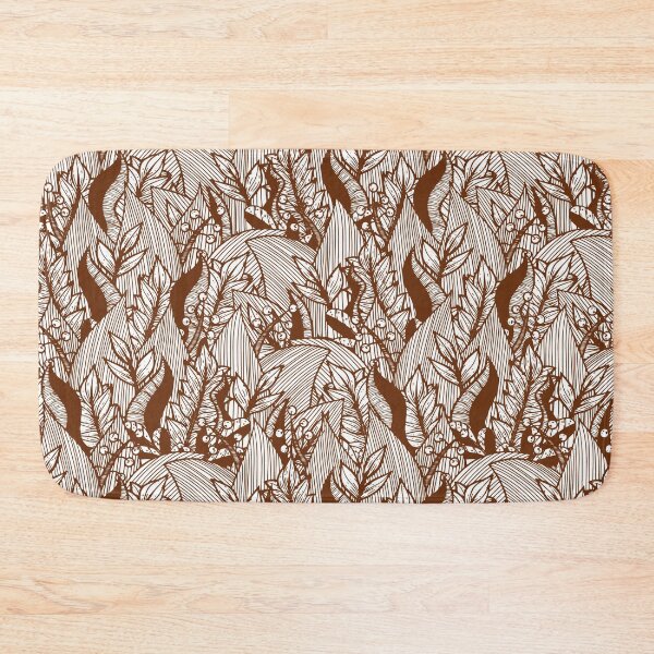 Item preview, Beautiful Line Art Leaf Illustration as a Seamless Pattern designed and sold by ZaryaKiqo.