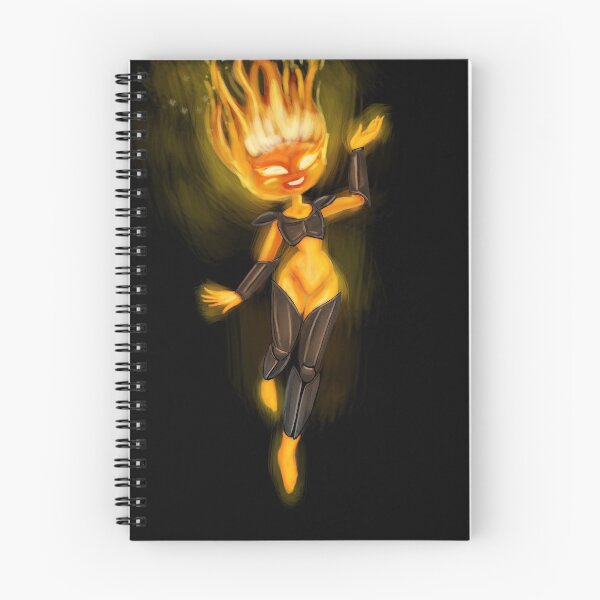 Item preview, Fire Nymph - Fantasy Creature - Flame Fairy designed and sold by BunnyBizarre.