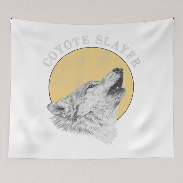 Item preview, COYOTE SLAYER Funny Distressed Hunters T-Shirt designed and sold by abigailbullock.