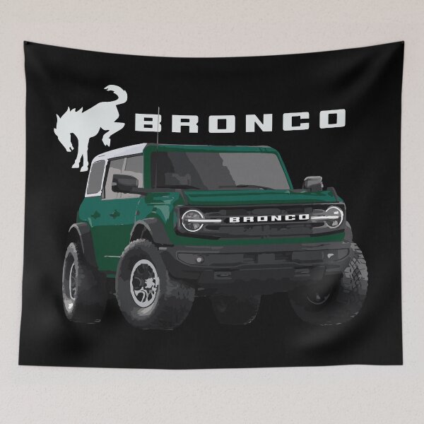Item preview, Bronco 6g 6th Gen USA Outter Banks Eruption Green Metallic Murica  designed and sold by cowtownCOWBOY.