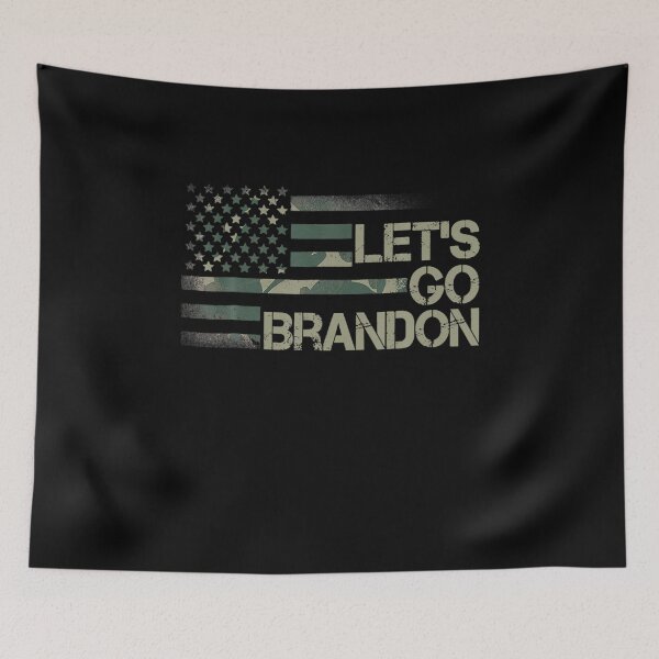 Item preview, Let's Go Branson Brandon Camouflage US Flag designed and sold by IonMititelu.