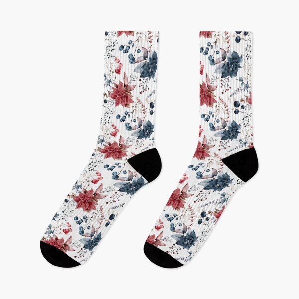 Item preview, Winter Botanical Pattern designed and sold by Naturalist Prints.