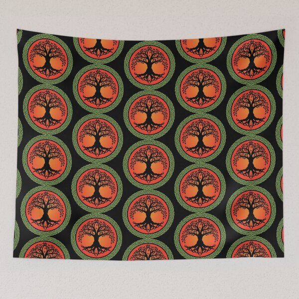 Item preview, Vintage Celtic Tree Of Life Yggdrasil designed and sold by designandclouds.