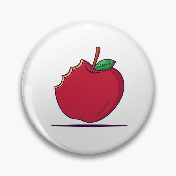 Item preview, Bitten Apple Drawing designed and sold by ColorCove Designs.