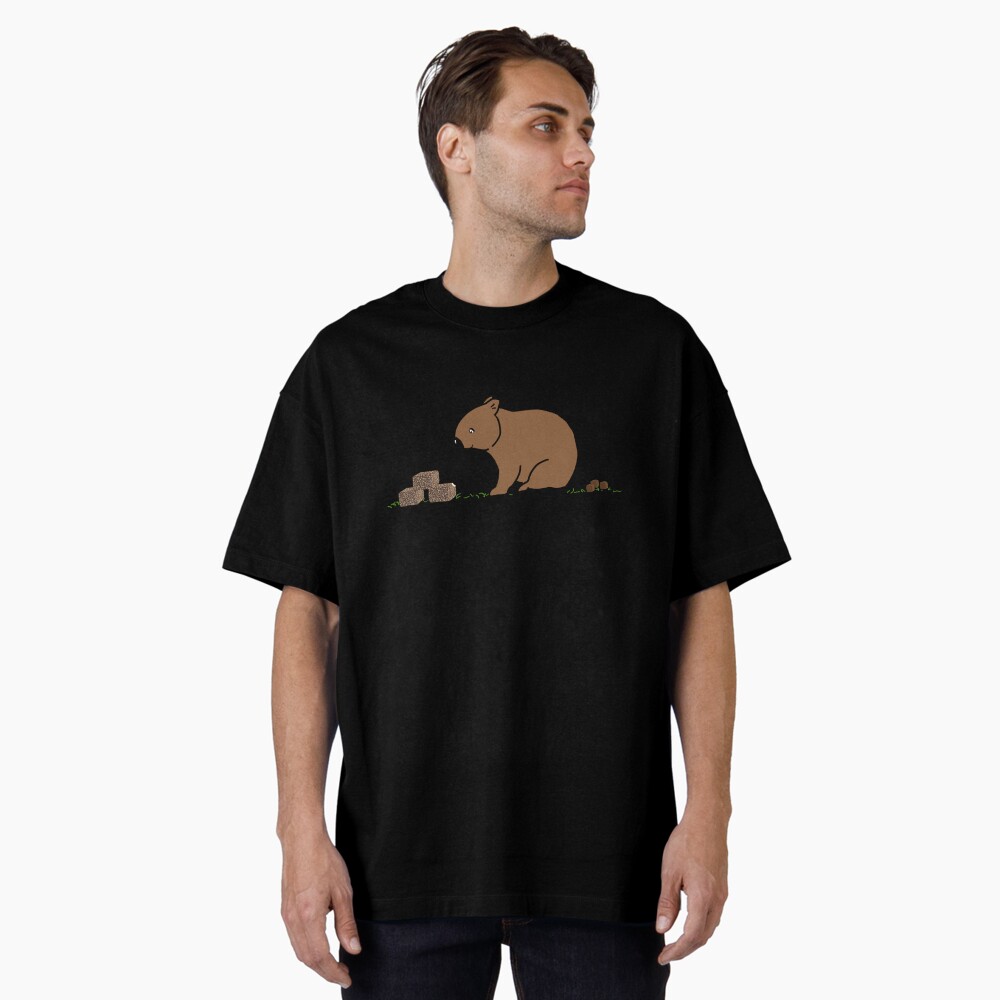 Vista previa del artículo con la obra «Camiseta holgada», diseñado y vendido por RainbowRhino.