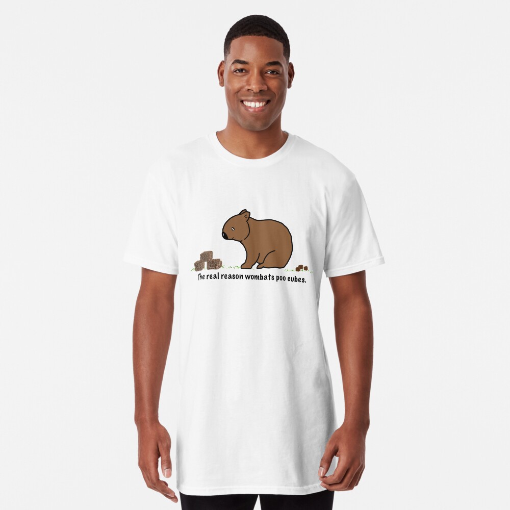 Vista previa del artículo con la obra «Camiseta larga», diseñado y vendido por RainbowRhino.