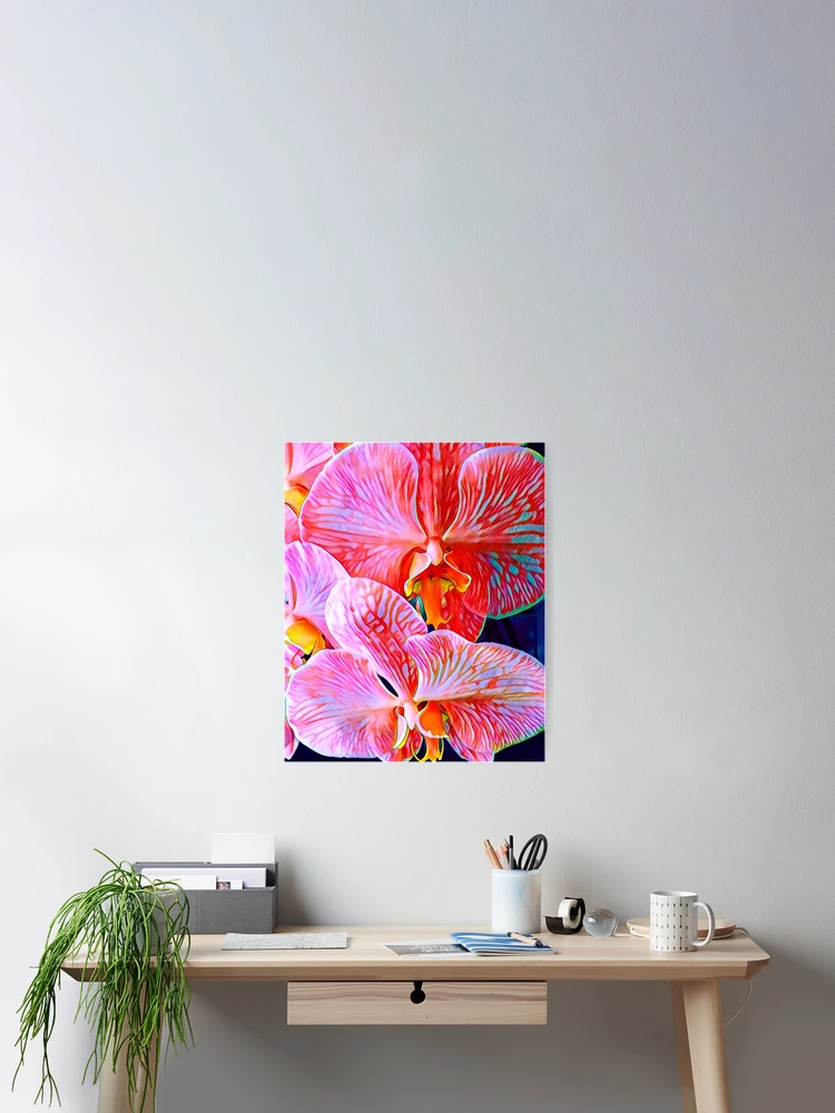 Thumbnail 2 of 3, Poster, Orchid Love designed and sold by RandaRubyRed.