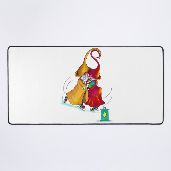 Item preview, Ice Skating Gnomes Dancing On Ice designed and sold by JulieSpriddle.